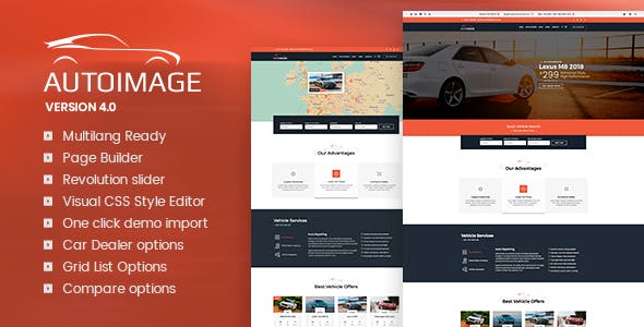 Autoimage - Automotive Car Dealer WordPress Theme