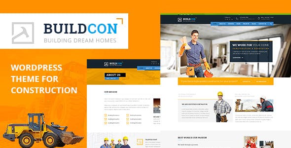 Buildcon - Construction and Renovation WordPress Theme