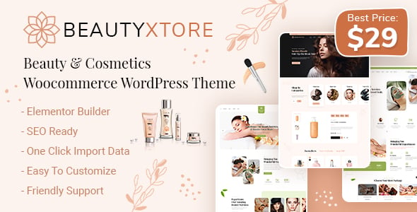 BeautyXtore - Beauty & Cosmetics  Woocommerce WordPress Theme