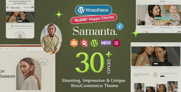 Samanta - Multipurpose WooCommerce WordPress Theme