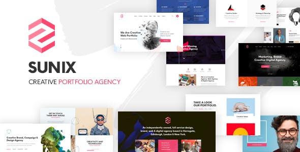 Sunix - Portfolio & WordPress theme