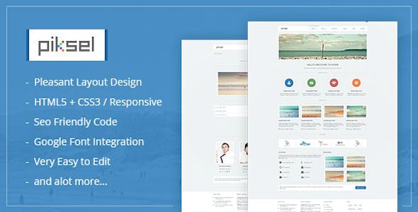 Piksel -  Creative and Portfolio WordPress Theme