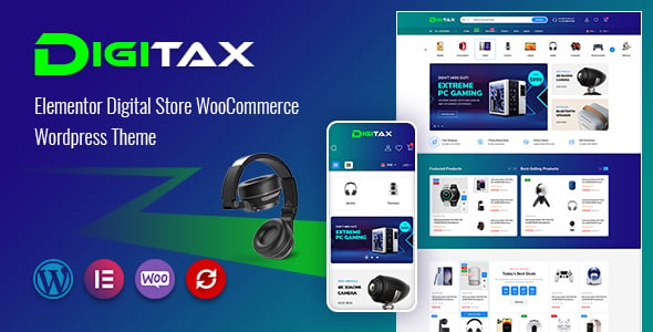 Digitax - Digital Store WordPress Theme