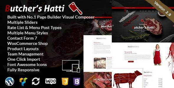 Butcher's Hatti - Butcher & Meat Shop Woocommerce WordPress Theme